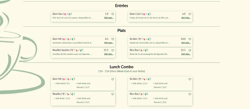 Ca Phe S - Vietnamese Coffee - Menu Image 1