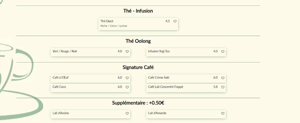 Ca Phe S - Vietnamese Coffee - Menu Image 4